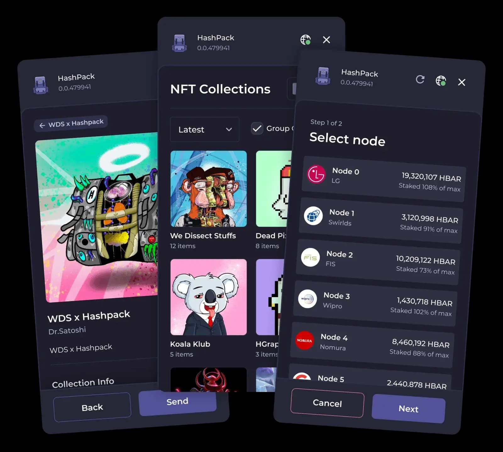 HashPack Mobile App Interface